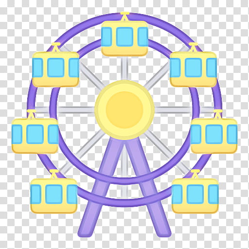 Emoji Drawing, Ferris Wheel, Emoticon, Noto Fonts, Amusement Park, Attraction, Circle, Symbol transparent background PNG clipart