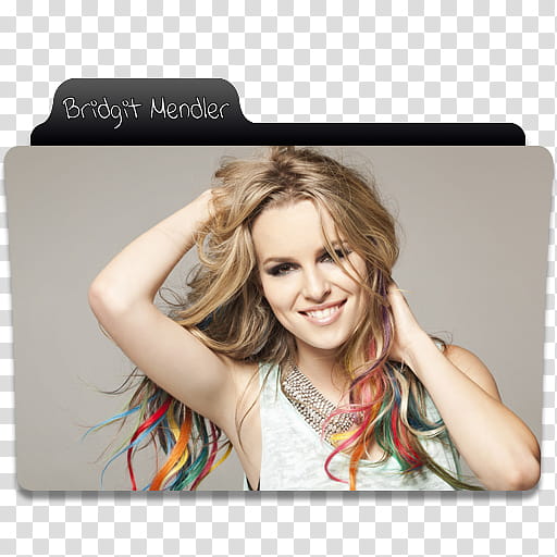 Bridgit Mendler Folder Icons,  transparent background PNG clipart