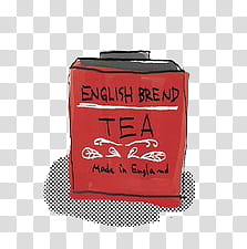 drawpiccuts, English Breand tea box illustration transparent background PNG clipart