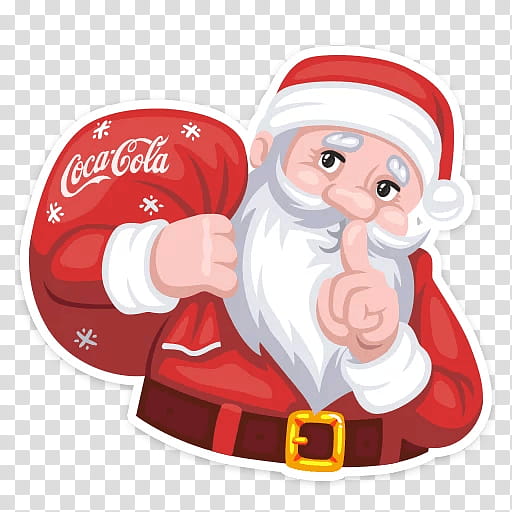 Christmas And New Year, Cola, Cocacola, Sticker, Santa Claus, Erythroxylum Coca, Christmas Ornament, VK transparent background PNG clipart