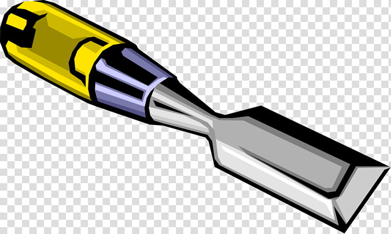 Tool Yellow, Carving Chisels Gouges, Windows Metafile, Line, Hardware, Angle transparent background PNG clipart