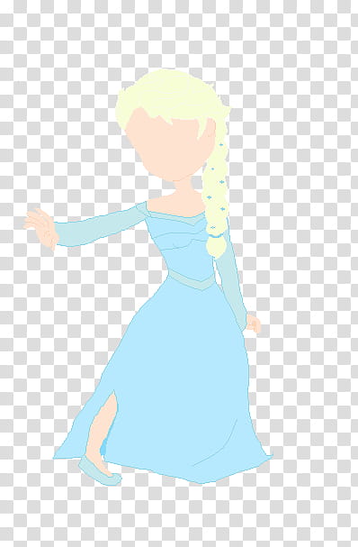 Elsa Wip (Flat Color + No Face) transparent background PNG clipart