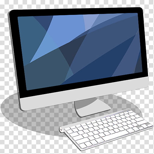 Simple Dock System Icons, mi-PC, computer monitor and keyboard transparent background PNG clipart