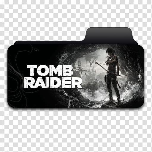 Game Folder Icon Style  , Tomb Raider transparent background PNG clipart