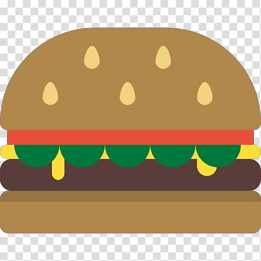 Hamburger, Cartoon, Fast Food, Green, Cheeseburger, Yellow, Junk Food transparent background PNG clipart