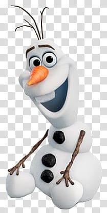 FROZEN, Disney Frozen Olaf smiling illustration transparent background PNG clipart