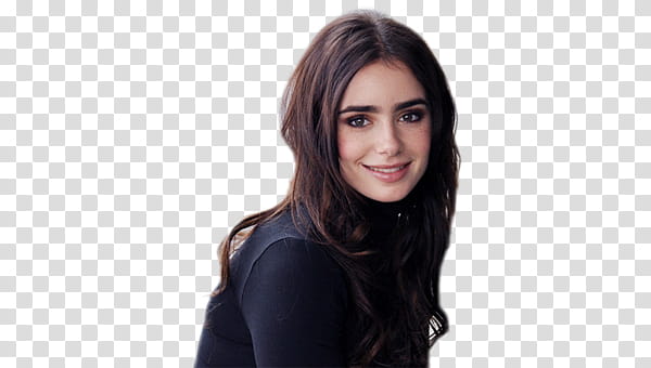 Lily Collins transparent background PNG clipart