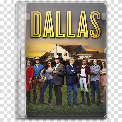 TV Show Icon , Dallas (), Dallas DVD case illustration transparent background PNG clipart