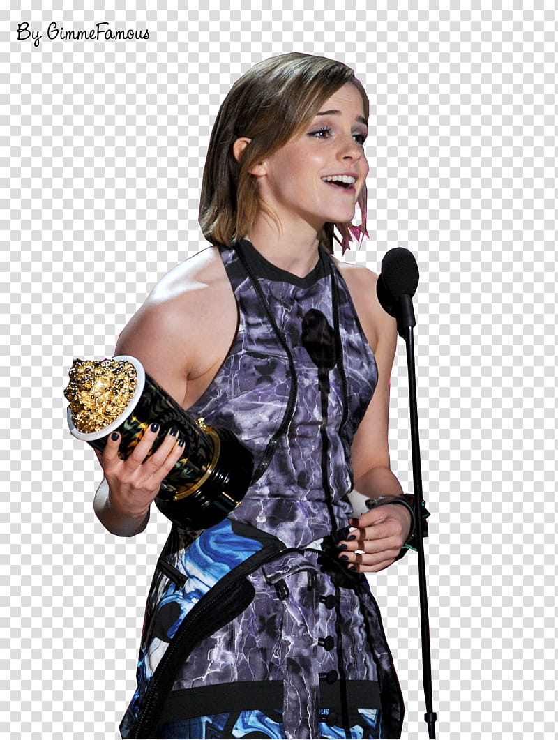 Emma Watson MTV Movie Awards Red Carpet transparent background PNG clipart