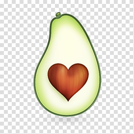 Avocado, Pear, Fruit, Plant, Heart, Tree, Food transparent background PNG clipart