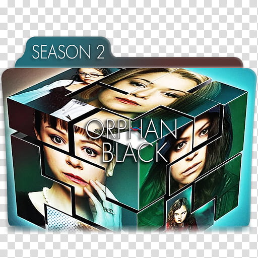 Orphan Black folder icons Season  and Season , OB SF transparent background PNG clipart