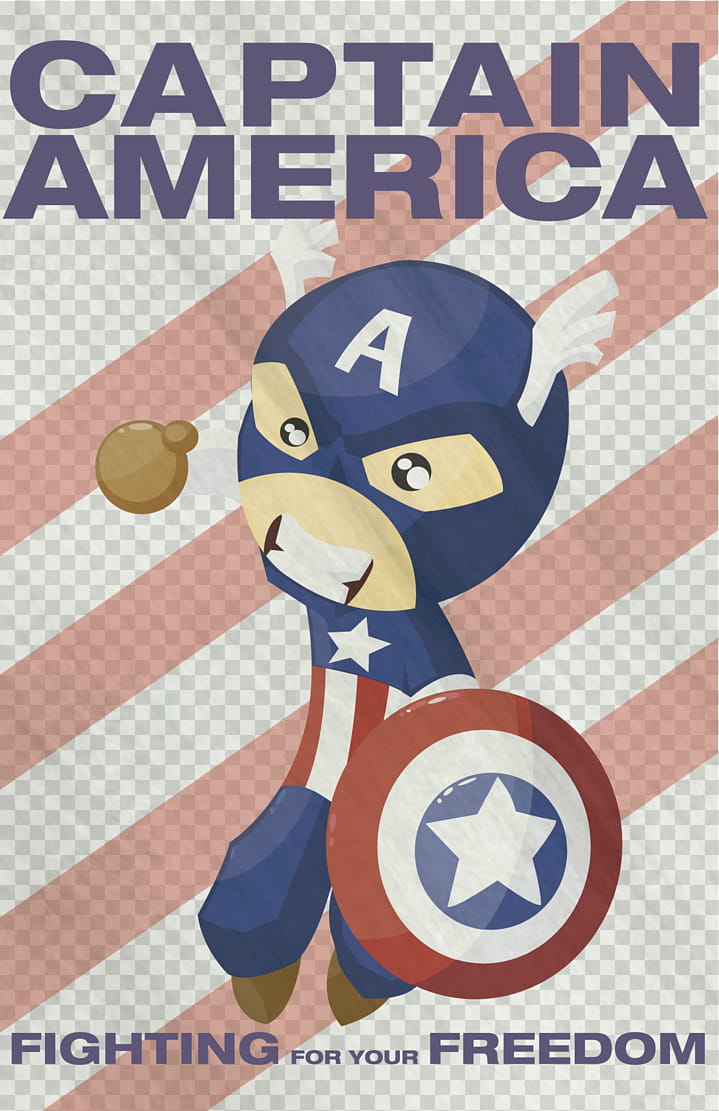 Captain America Propaganda transparent background PNG clipart