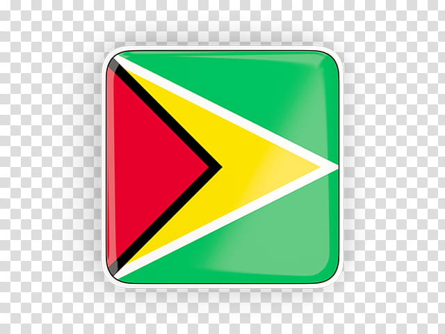 Green Arrow, Guyana, Flag Of Guyana, Line, Triangle, Logo transparent background PNG clipart