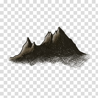 RPG Map Element Mods , gray and black mountains illustration transparent background PNG clipart