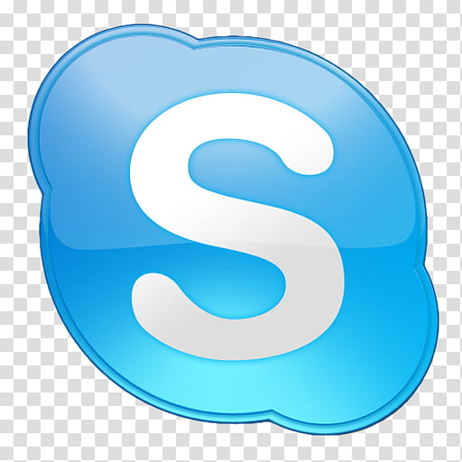 OS X dock icons, Skype, Skype logo transparent background PNG clipart