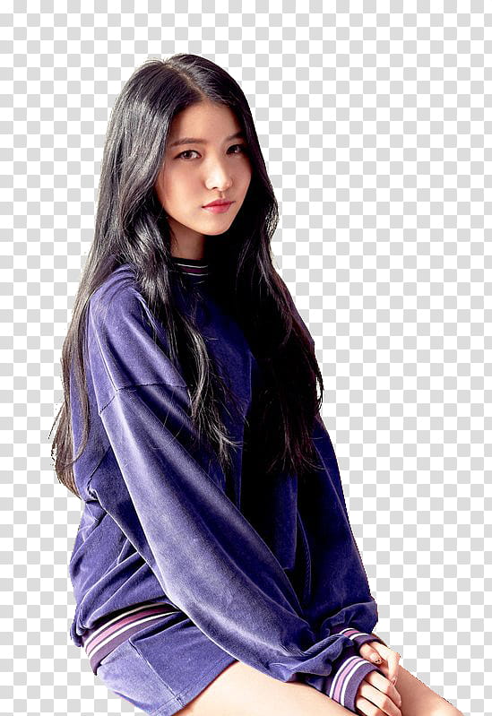 GFRIEND SEASON GREETINGS , woman wearing purple long-sleeved top transparent background PNG clipart