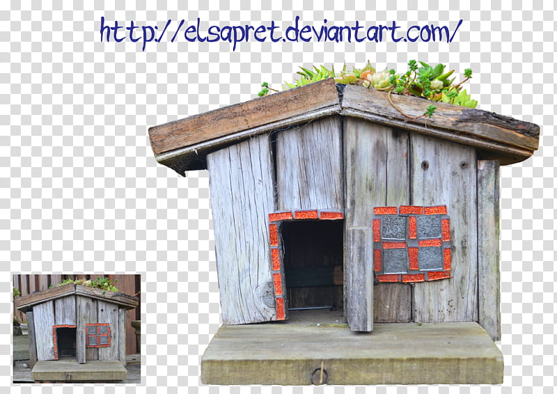 Little wooden house transparent background PNG clipart