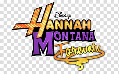 Logos, Disney Hannah Montana Forever advertisement illustration transparent background PNG clipart