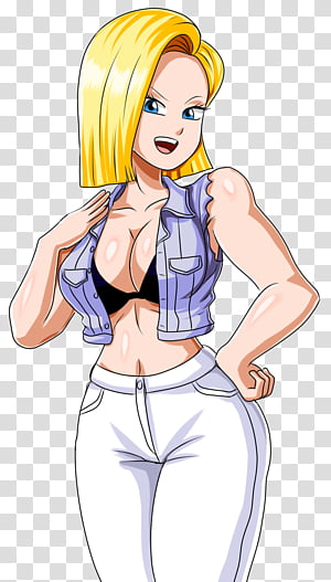 Download Dragon Ball Z, Android 18, Animal. Royalty-Free Vector