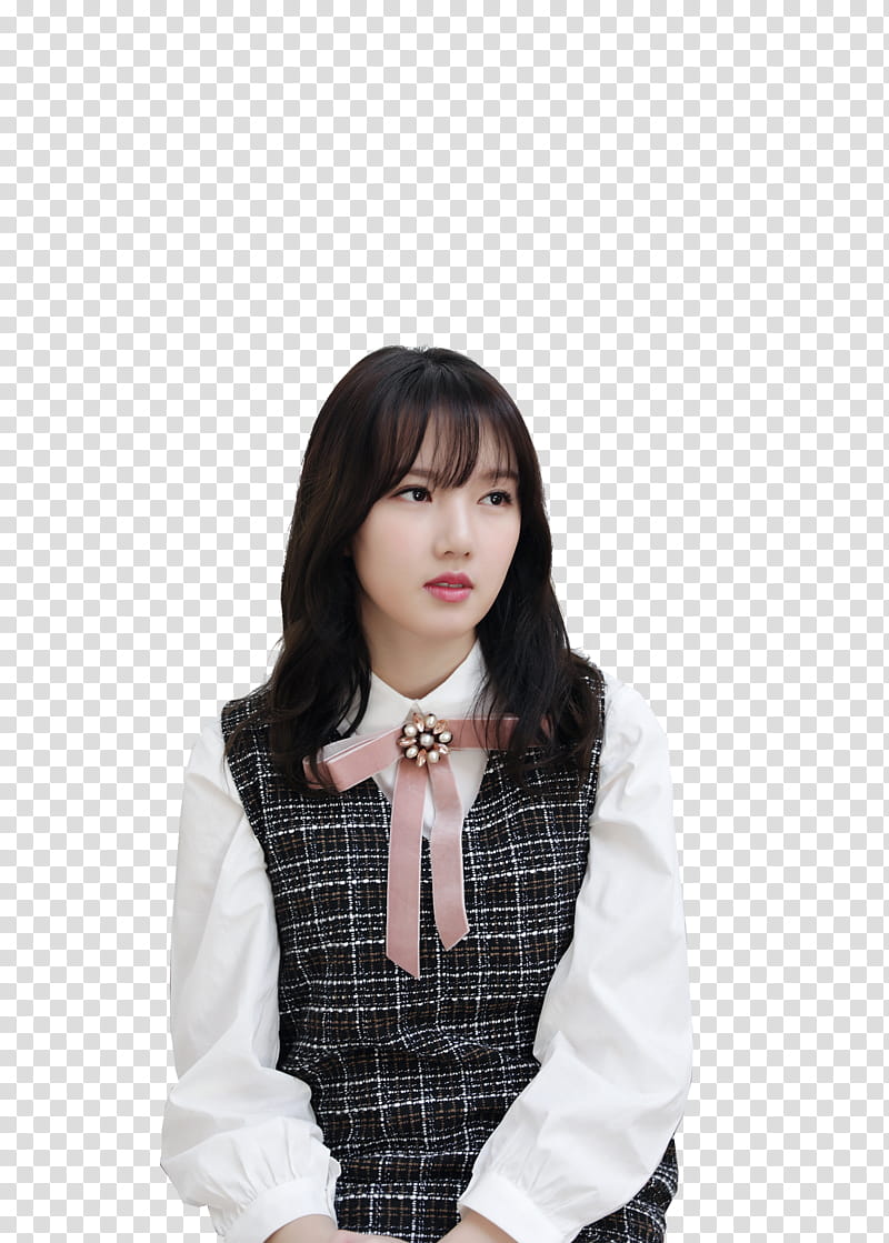 GFRIEND SEASON GREETINGS , woman wearing black and white top transparent background PNG clipart