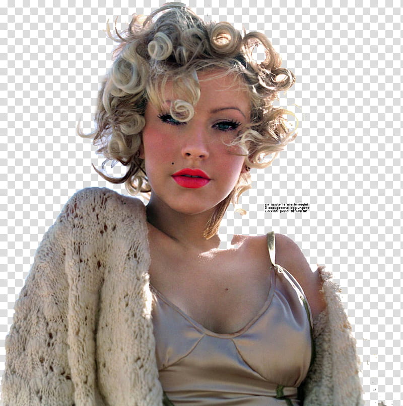 Christina Aguilera, woman in gray spaghetti strap top transparent background PNG clipart