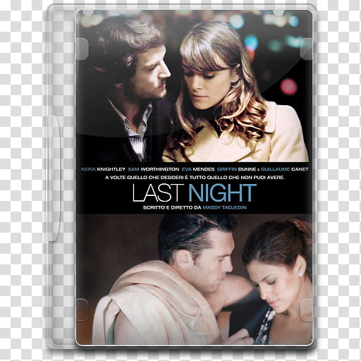 Movie Icon , Last Night, Last Night DVD case transparent background PNG clipart