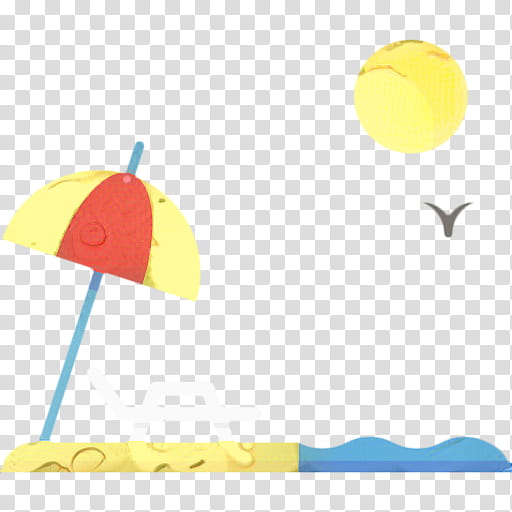 Beach, Logo, Library, Gratis, Umbrella, Yellow transparent background PNG clipart