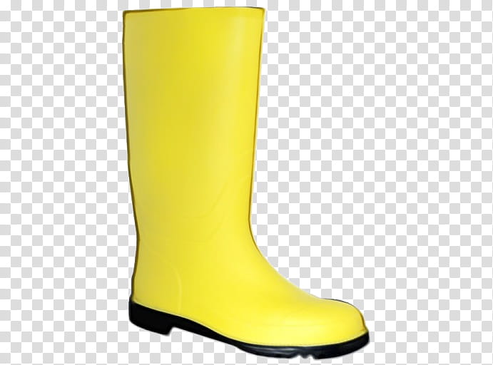 Footwear yellow rain boot boot shoe, Watercolor, Paint, Wet Ink, Work ...