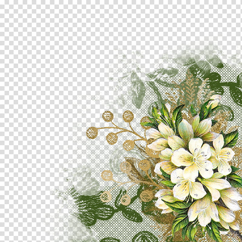 Shab, white cluster flower on black and green background illustration transparent background PNG clipart