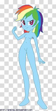Equestria Girl Bases, Rainbow dash illustration transparent background PNG clipart