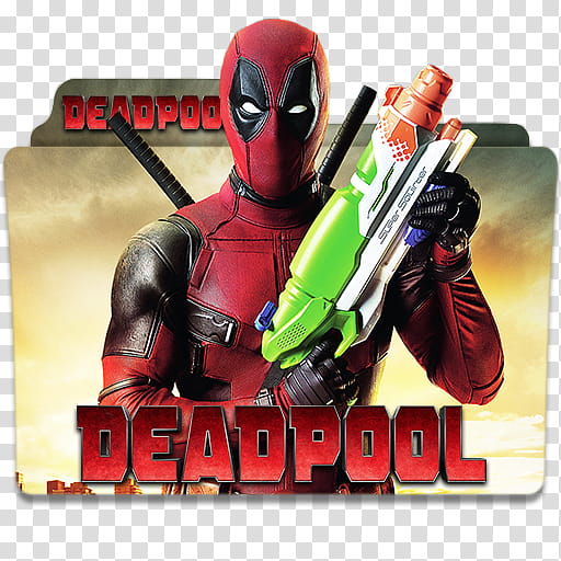 Superhero Movies  Folder Icon , deadpool transparent background PNG clipart