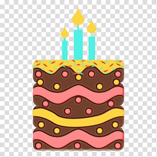 Cake Happy Birthday, Watercolor, Paint, Wet Ink, Birthday
, Birthday Cake, Candle, Computer Icons transparent background PNG clipart