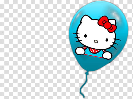 Globos Hello Kitty transparent background PNG clipart