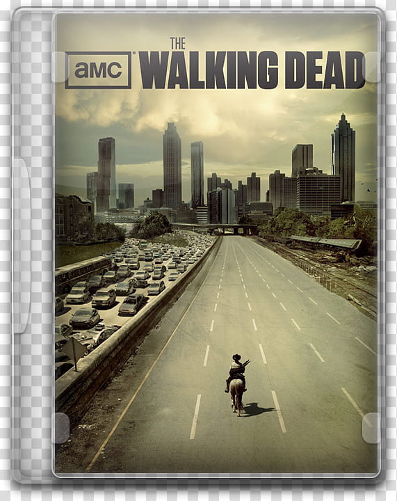 AMC The Walking Dead DVD Folder icon, The walking dead DVD Icon transparent background PNG clipart