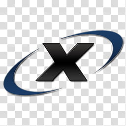 Xfire Dock Icons, Xfire dock , black X logo \ transparent background PNG clipart