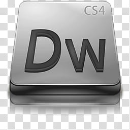 Adobe Dreamweaver CS, gray CS Dw file style icon transparent background PNG clipart