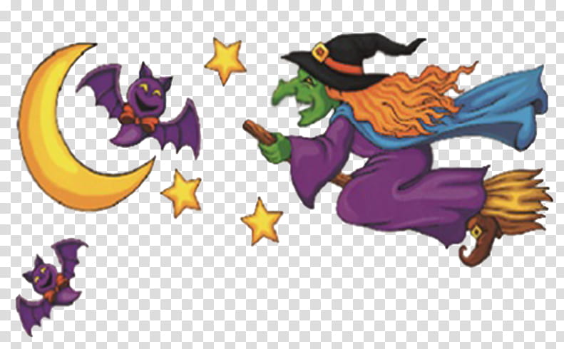 witch riding broom illustration transparent background PNG clipart