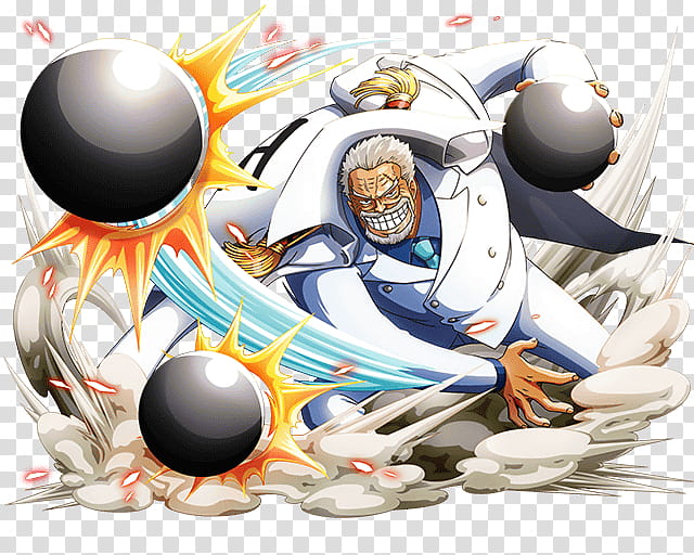 MONKEY D GARP MARINE VICE ADMIRAL transparent background PNG clipart