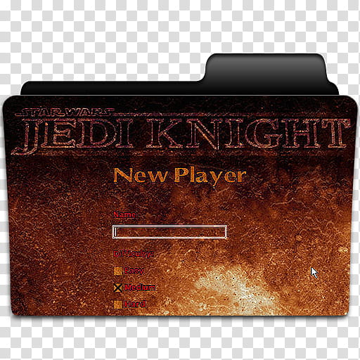 Game Folder   Folders, Star Wars Jedi Knight file icon transparent background PNG clipart