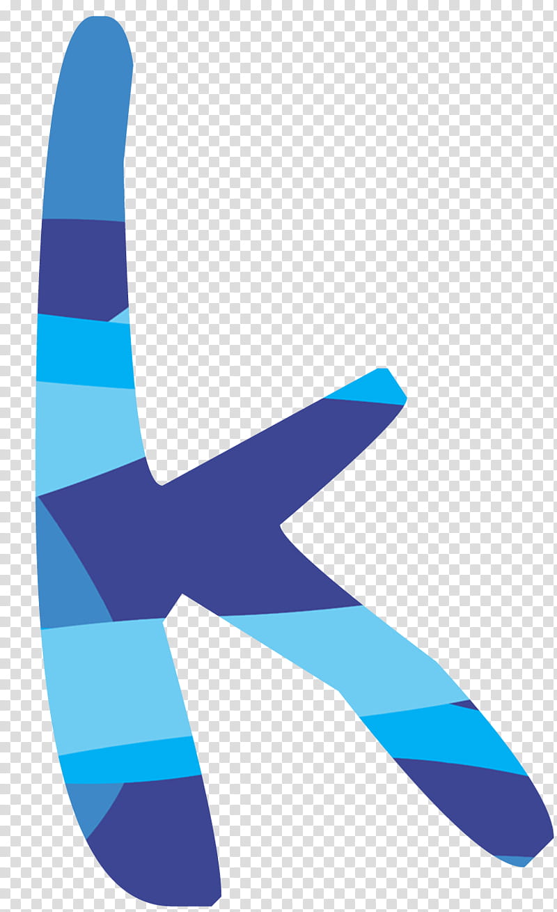 DSK Feathers and Fins, purple, blue, and sky-blue letter k illustration transparent background PNG clipart