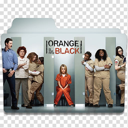 Orange Is the New Black Folder Icon, Orange Is the New Black () transparent background PNG clipart