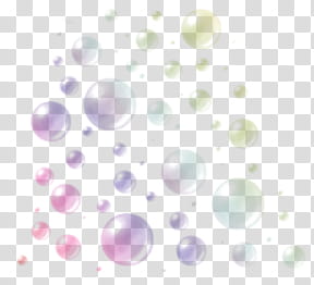 Bubble, assorted-color floating bubbles illustration transparent background PNG clipart