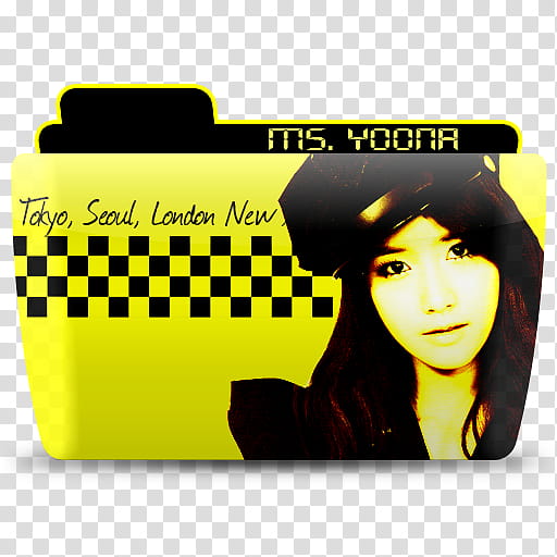 SNSD Mr Taxi Folder Icon , Yoona  transparent background PNG clipart