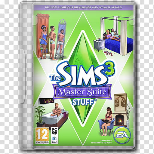 Game Icons , The-Sims--Master-Suite-Stuff, The Sims  Master Suite Stuff case cover transparent background PNG clipart