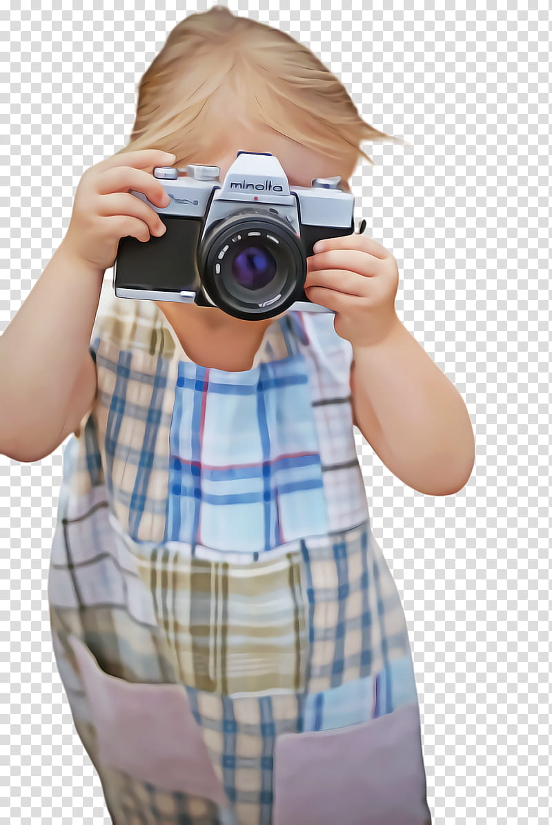 Little Girl, Kid, Child, Cute, graphic Film, Singlelens Reflex Camera, Minolta, Camera Lens transparent background PNG clipart