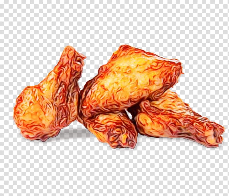 Fried chicken, Watercolor, Paint, Wet Ink, Food, Dish, Chicken Meat, Fried Food transparent background PNG clipart