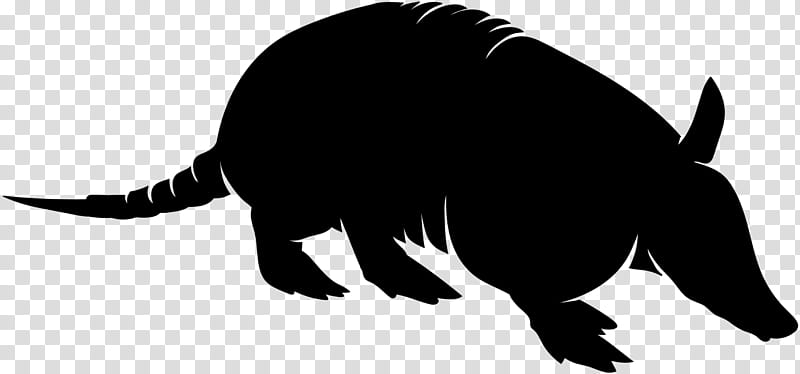 Animal, Armadillo, Silhouette, Drawing, Claw, Tail, Wildlife transparent background PNG clipart
