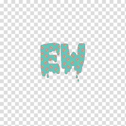 blue EW illustration transparent background PNG clipart