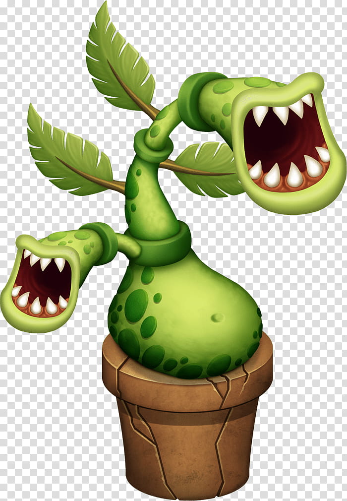 Dragon Fire, My Singing Monsters, Video Games, My Singing Monsters Dawn Of Fire, Music, Green, Cartoon, Carnivorous Plant transparent background PNG clipart