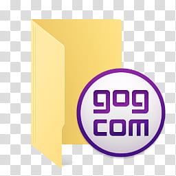 GOG Galaxy folder icon . transparent background PNG clipart